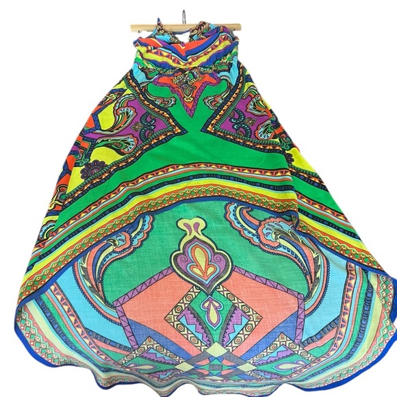 Flying Tomato Red Orange Sundress Sleeveless Bateau - Picture 9 of 10